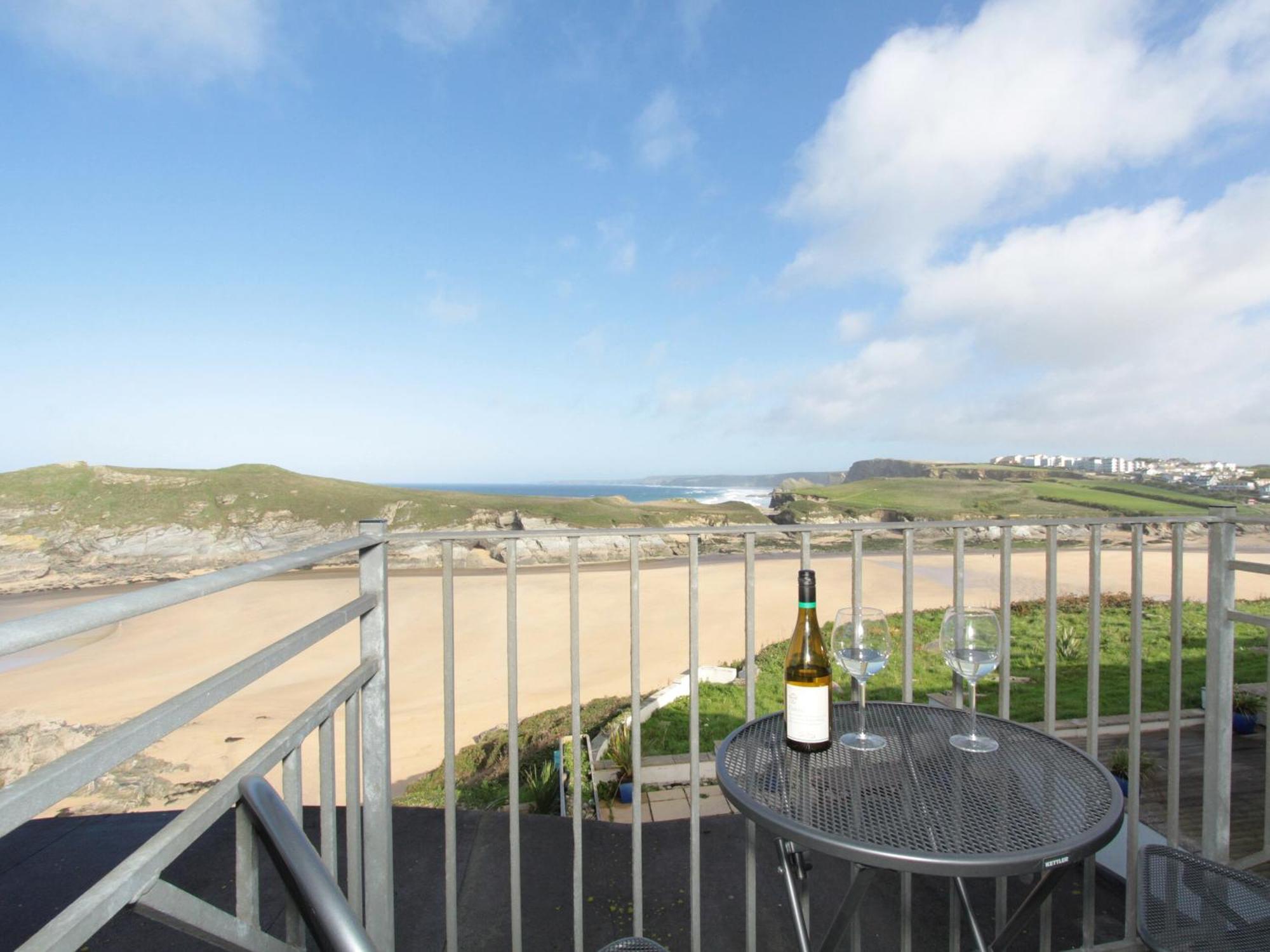 Driftwood - 7 Glendorgal Sands Apartment Newquay  Bagian luar foto